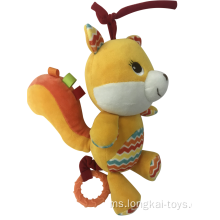 Squirrel Rattle Toy Baby